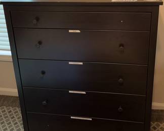 Black Wooden Dresser