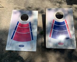 Two Cornhole Boards