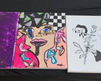 Five Unique Handcrafted Canvas