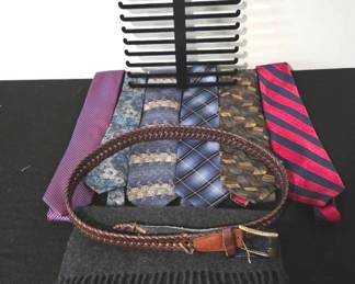 Mens Ties Bundle With Scarf And Belt
