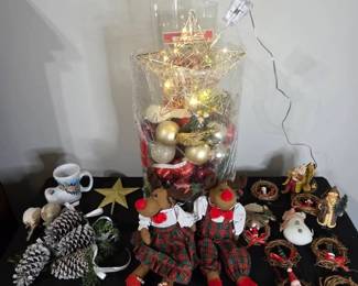 Christmas Decor Bundle Ornaments Figurines And More