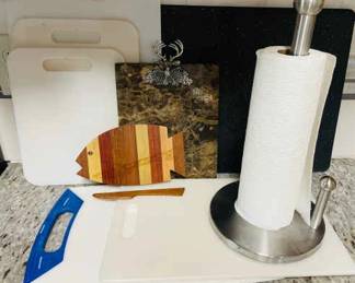 Cutting Boards, Cheeseboard Paper Towel Holder