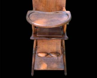 a3 In 1 Wooden Highchair, Playtable, Potty