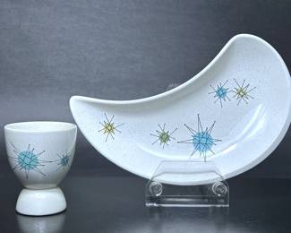 A sample of the vintage Franciscan Starburst dinnerware
