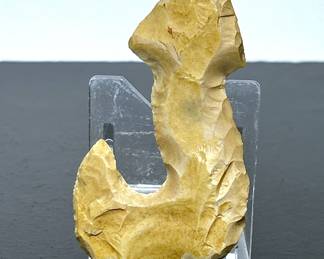 Old Native American Indian Stone Fish Hook