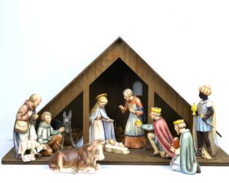1950s Hummel 214 Christmas Nativity 