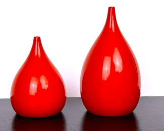 Takahashi Mid Century Modern Tear Drop Salt & Pepper Shakers