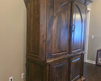 Large beautiful wood armoire - great storage!