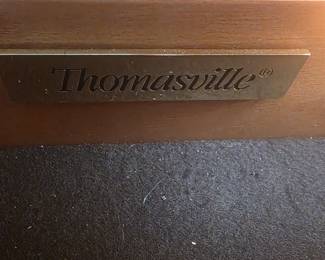 Thomasville logo on China cabinet