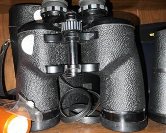 Binoculars and Case