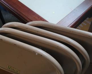 Several card table amd chairs
