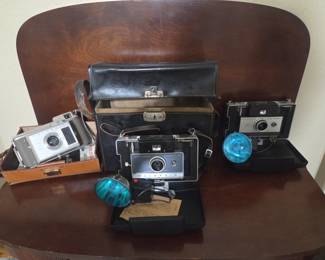 Vintage Polaroid Cameras 