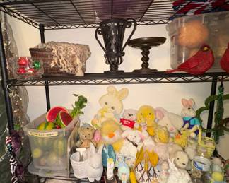 Easter Decorations, Shells, Gifts, , Paper mâché Fruit,  Metal planters and vases