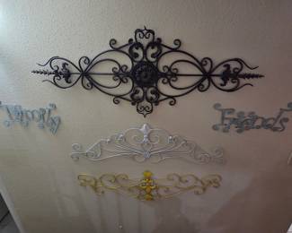 Metal Scrolls wall decor