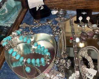 Brighton Faux Turquoise Necklace and others