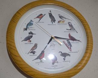 Bird Sounds Clock