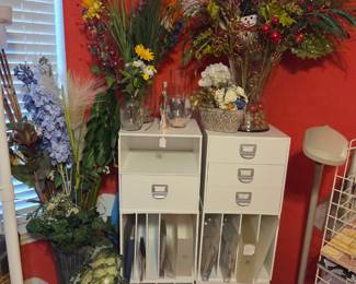 Storage Containers Shelves, Stems and Greenery, Picks