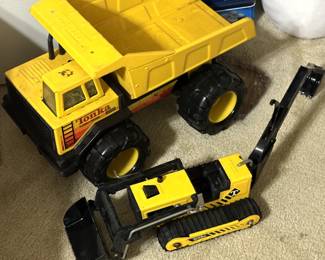 Tonka dump truck & front loader