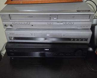 Funai SV2000 WV20V6 VHS/DVD Recorder Combo Player,  Phillips DVD Player, RCA Home Theater System