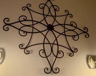 Large metal wall decoration