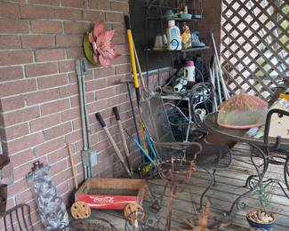 Metal Baskets,  hoses, and more