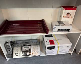 A variety of electronics & office supplies