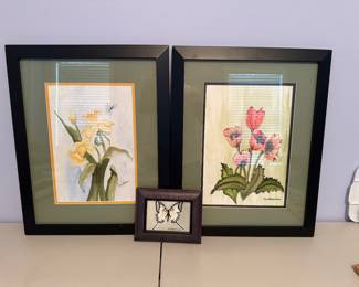 Watercolors by Sylvia Anderson - local  artist