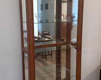 5-tier display case with light