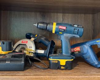 Ryobi 4-piece power tool set