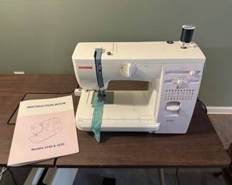 Janome sewing machine with table.  It works!