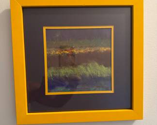 “ Bright Lights” pastel by Barbara Omerod - local artist 
