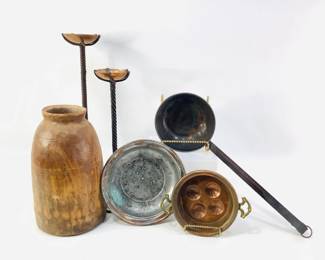 Copper Kitchen, Candle Holders & More