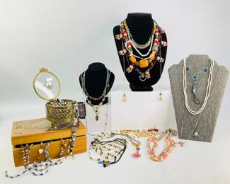 Jewelry Box, Necklace Assortment
