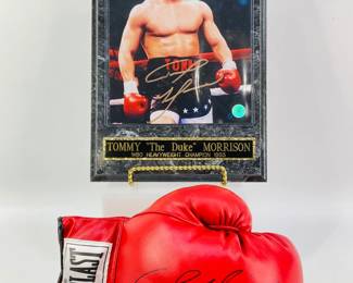 Tommy "The Duke" Morrison Boxing Mementos