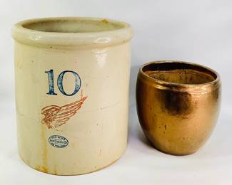 Red Wing "10" Stoneware Crock