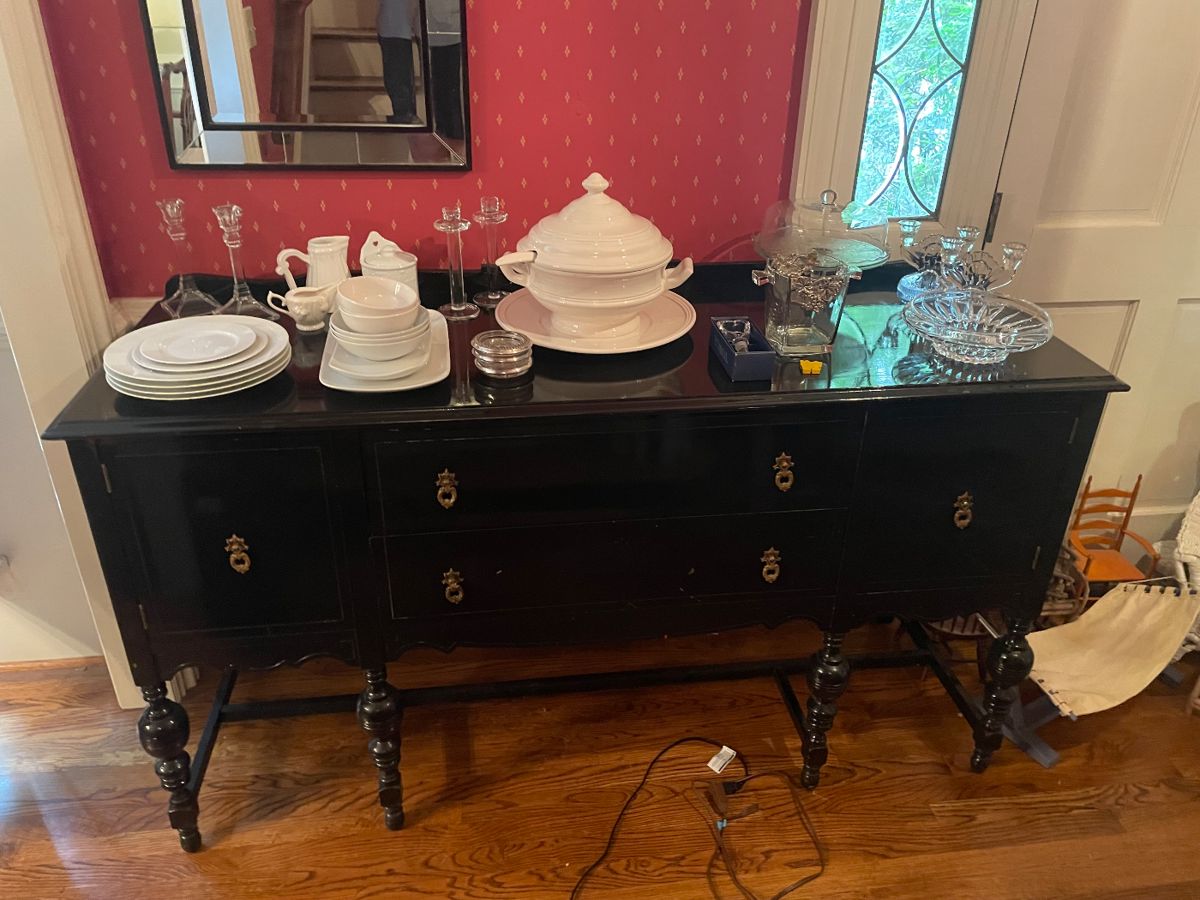 Black Lacquer Buffet $650