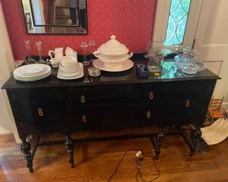 Black Lacquer Buffet $650