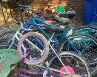 Family bikes 2 adult 2 children