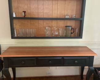 Farmhouse 2 piece hutch $400