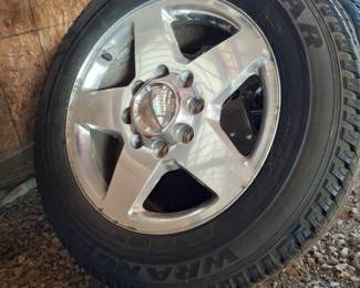Closer View of the Chevy Rims and Tires!