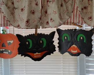 Vintage Halloween Paper Decorations!
