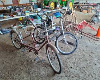 Huffy Bicycle Built for 2 and a Suede Bicycle in Like New Condition!