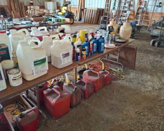 Many Gas Cans too!