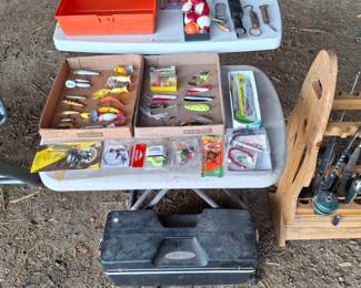 Fishing Lures and 2 Tackle Boxes!