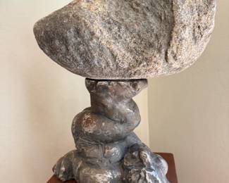 Signed Danish sculpture