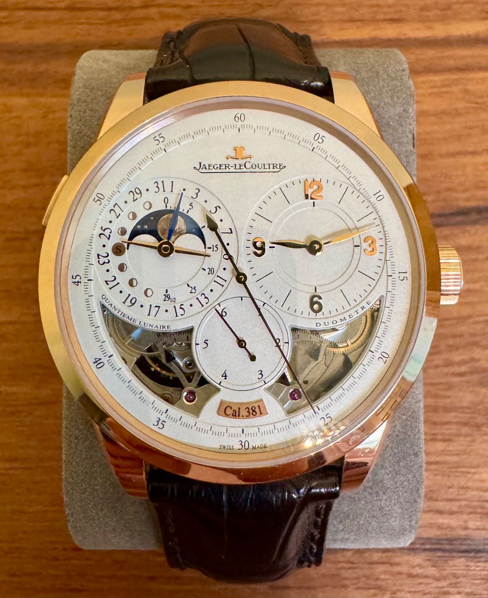Jaeger-LeCoultre 18K Duometre Watch - Available for presale. Please call 774/922-2620.