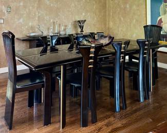 Pietro Costani Dining Table & 8 Chairs (Made in Italy)
