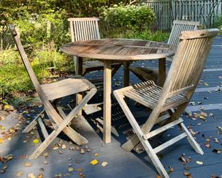Oxford Teak Patio Set