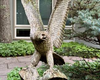 Carved Wood Eagle