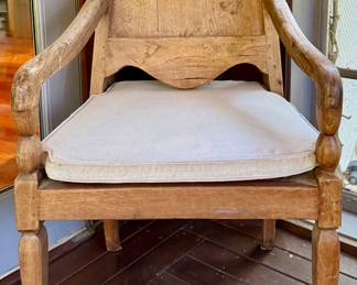 armchair detail